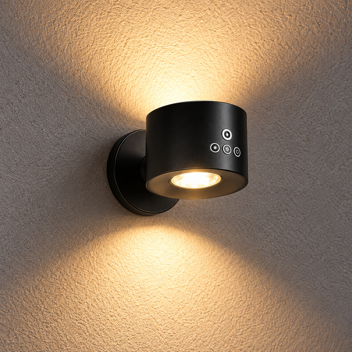 Cordless Magnetic Dual-Beam Wall Light for Garage & Entryway
