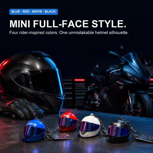 Light-Up Mini Helmet Keychain