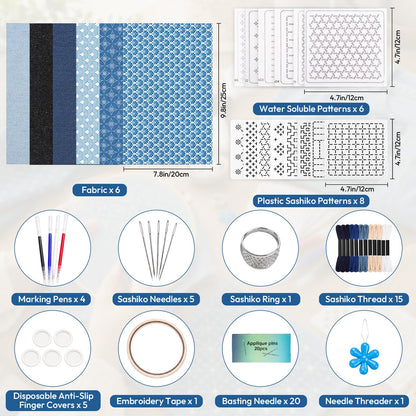 Repair the wear. Keep the story | Sashiko Mending Starter Kit