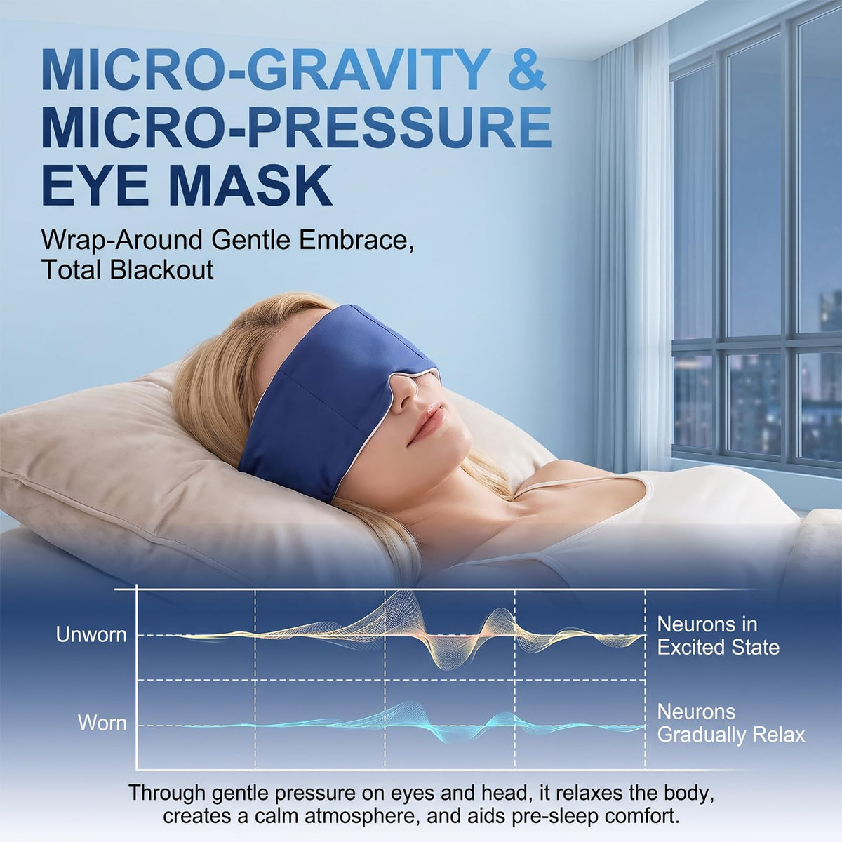 Reversible Wraparound Sleep Mask