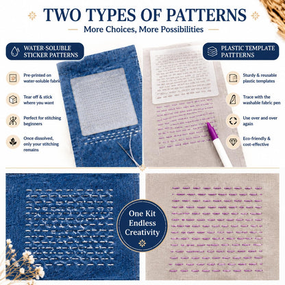 Repair the wear. Keep the story | Sashiko Mending Starter Kit