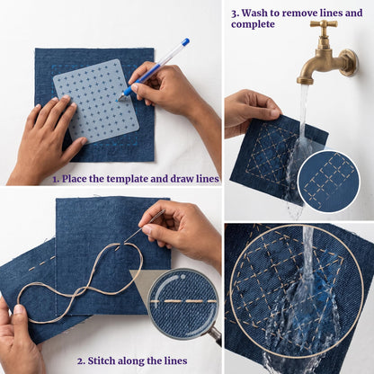 Repair the wear. Keep the story | Sashiko Mending Starter Kit