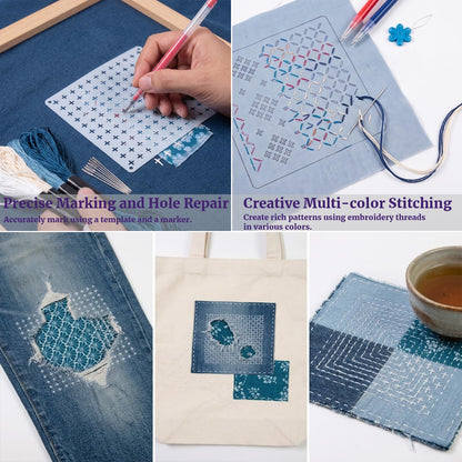 Repair the wear. Keep the story | Sashiko Mending Starter Kit