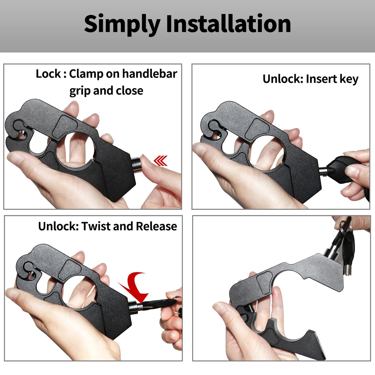 Motorcycle Brake Lock