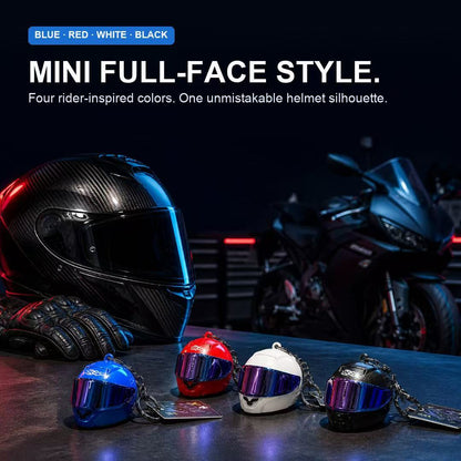 Light-Up Mini Helmet Keychain