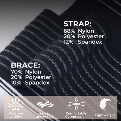 Motorcycle Wrist Support Wraps, 2-Pack