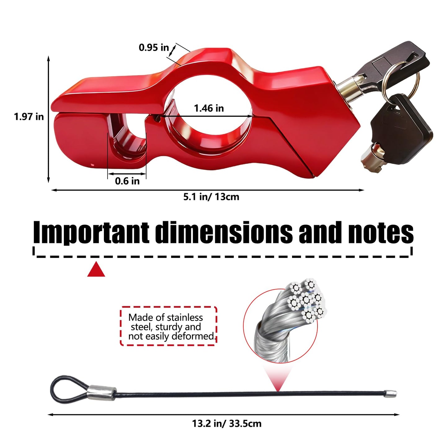Motorcycle Brake Lock