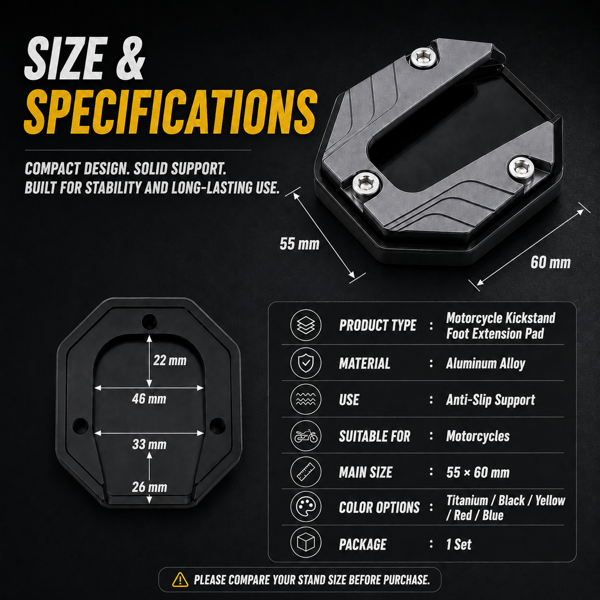 Small Pad Save Big Problem 丨 Kickstand Pad