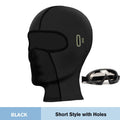 NF-044 | Black + Goggles|Short Ventilated