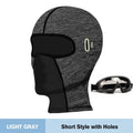 NF-044 | Light Gray + Goggles|Short Ventilated